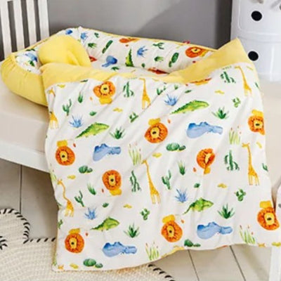 réducteur de lit bebe lion couette doux