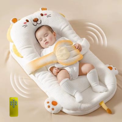 réducteur de lit bébé main apaisante anti-coliques lion