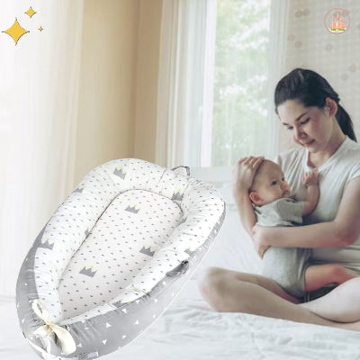reducteur de lit couronne grise