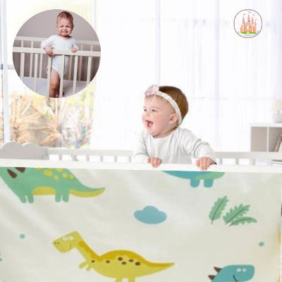 tour de lit bébé motif dinosaur protection sûr