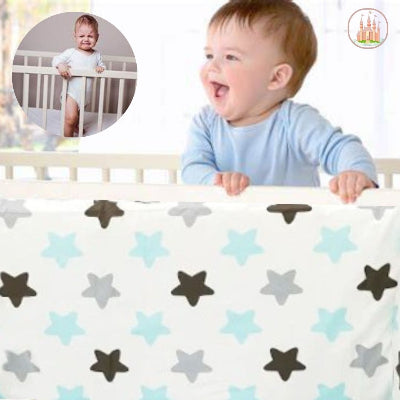 bandeau tour de lit bébé étoilé