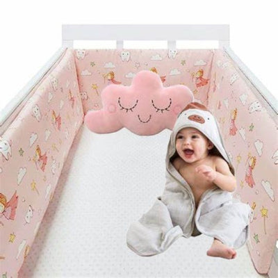 tour-de-lit-bebe-rose-rassurant