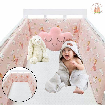 Tour de lit bébé Rose sourire chaleureux