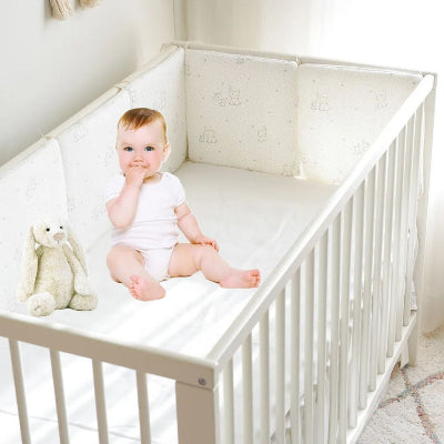 tour de lit bebe éléphant rêveur clôture berceau