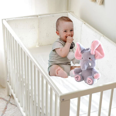 tour de lit bebe éléphant rêveur rassurant