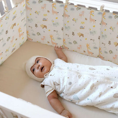 tour de lit bebe jungle kaki securitaire