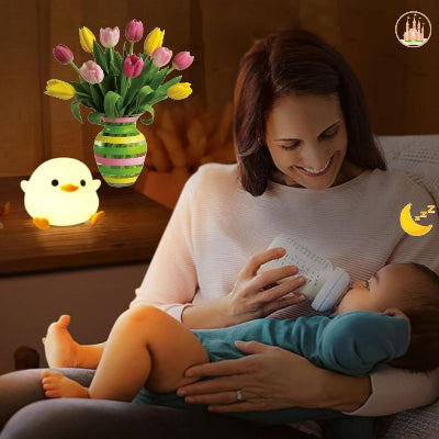 veilleuse bébé petit canard allaitement