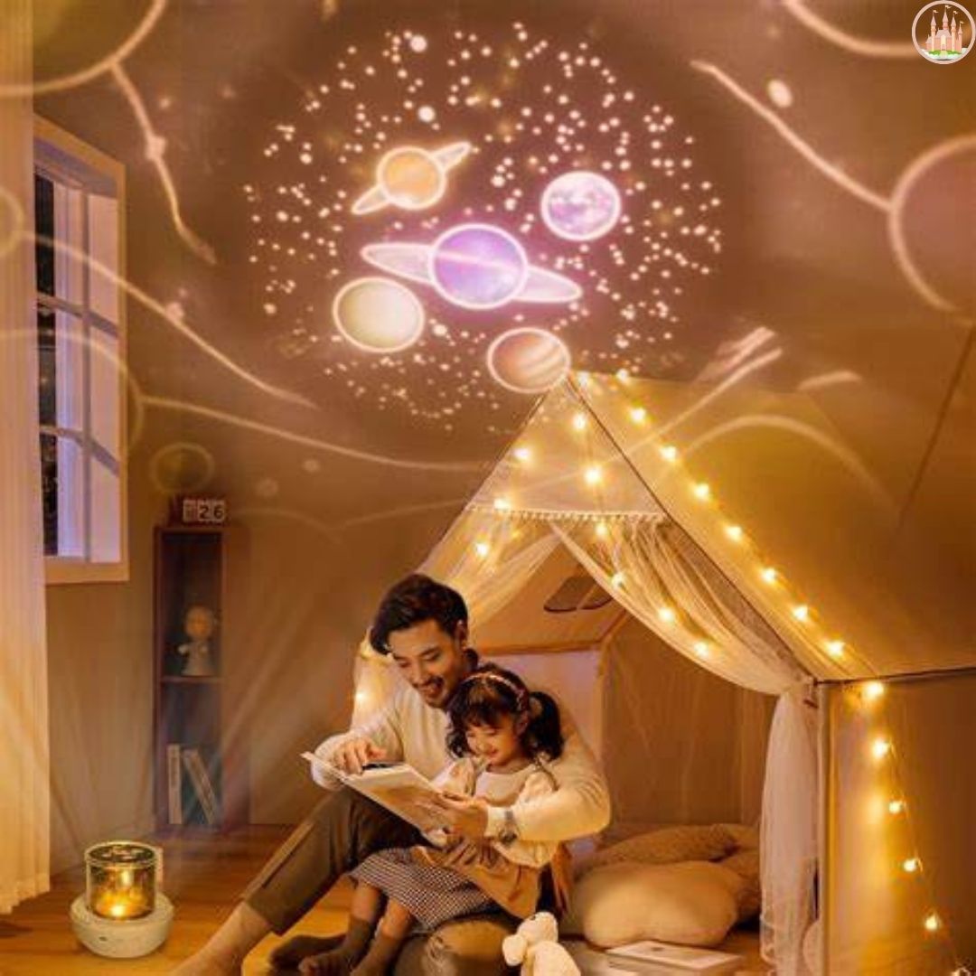 Veilleuse bébé projection musicale | GalaxyNight™