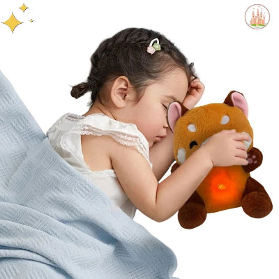 raton Laveur en peluche avec fonction bruit blanc bébé