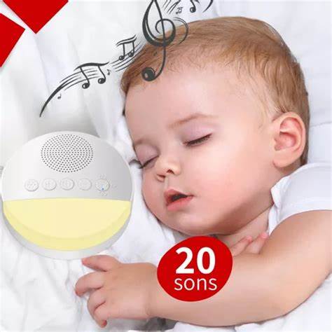 Veilleuse musicale bébé bruit blanc | LullabyBaby™