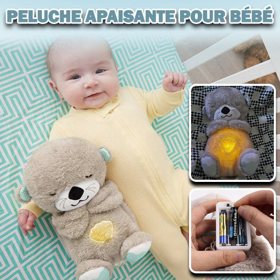 Veilleuse bébé loutre peluche | BabyOtter™