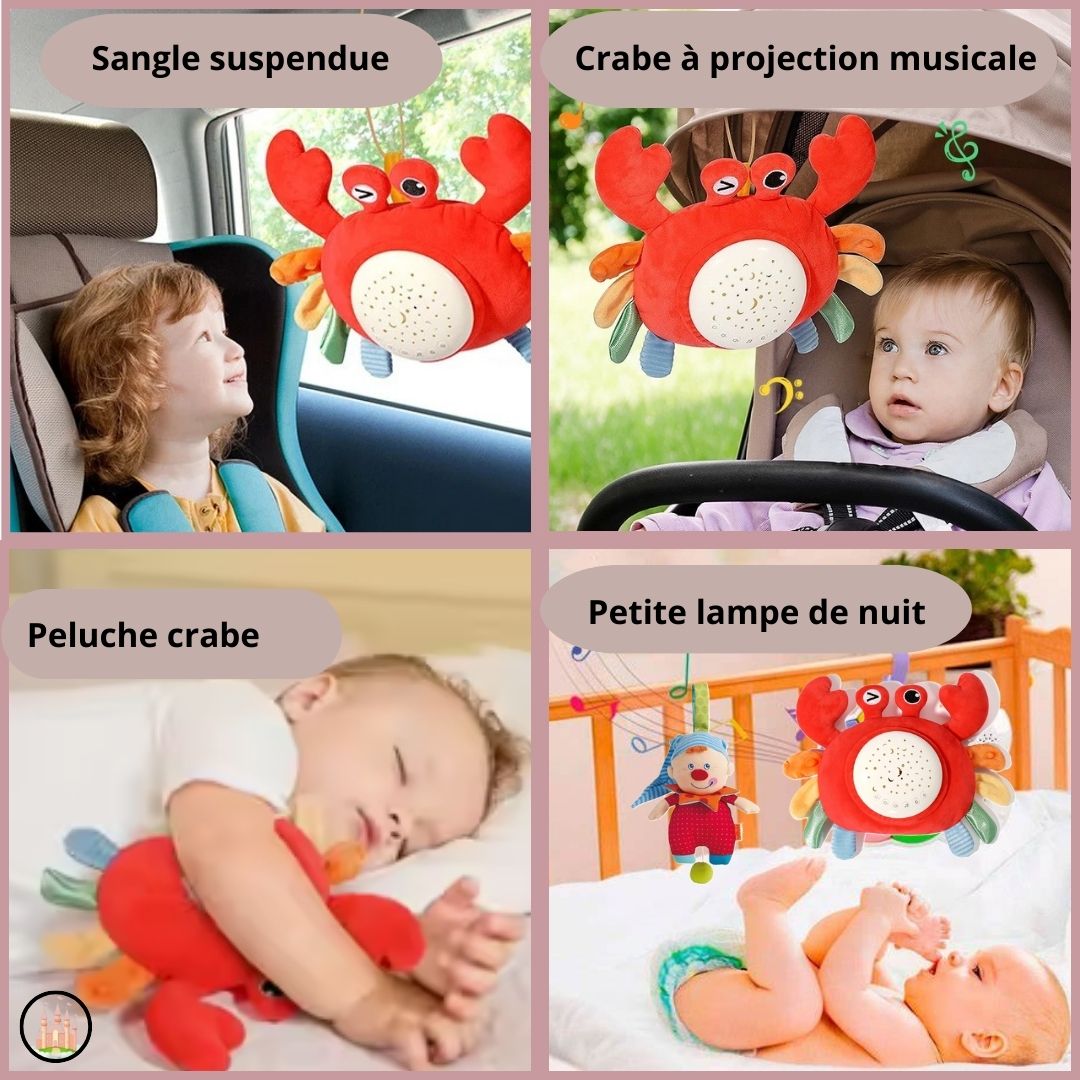 Veilleuse peluche musicale bébé | StarfichRed™