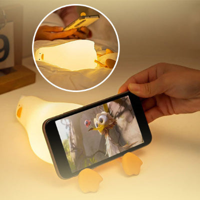 veilleuse bébé canard support téléphone