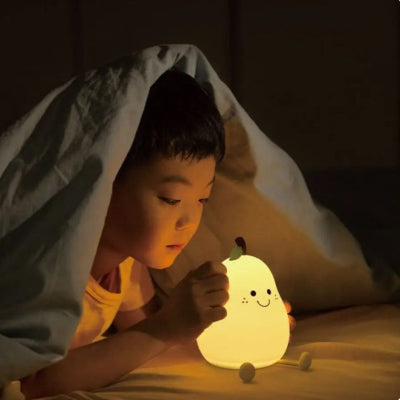 veilleuse bébé poire douillet en silicone