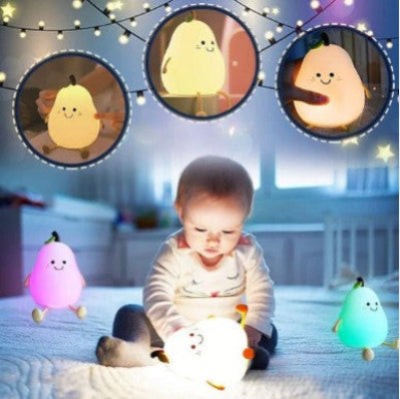 veilleuse bébé poire lumière variable