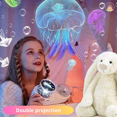 veilleuse bébé projection plafond Aquadreams double projection