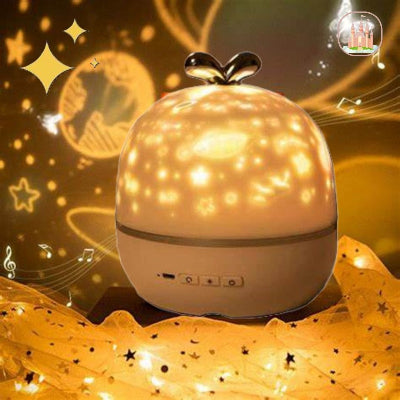 veilleuse bébé projection plafond design pomme 