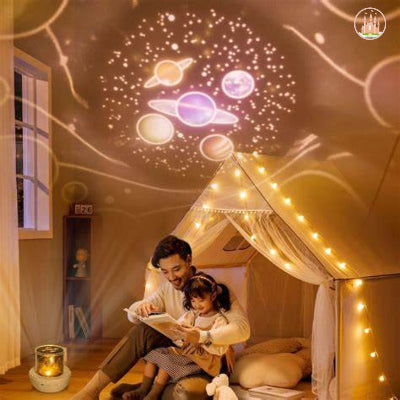 veilleuse bébé projection plafond étoilée Galaxynight