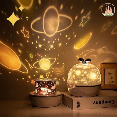 veilleuse bébé projection plafond galaxie