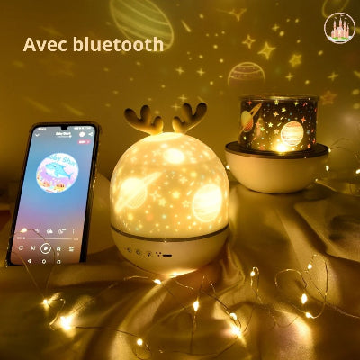 veilleuse bébé projection plafond nocturne bluetooth