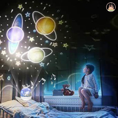 veilleuse bébé projection plafond océanique