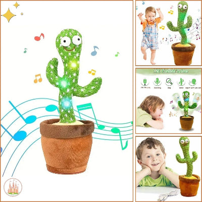 veilleuse musicale bébé cactus enfants joyeux
