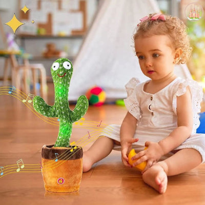 veilleuse musicale bébé cactus jouet pour enfants