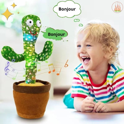 veilleuse musicale bébé cactus parlant