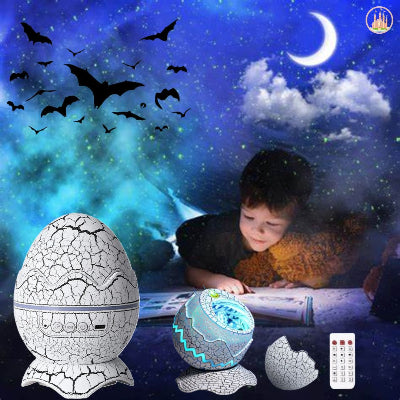 veilleuse projecteur Œuf de dinosaure doux moments